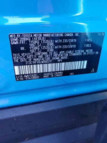 VIN 2T3C1RFV0LW066517 2020 Toyota RAV4, Xle Premium no.14