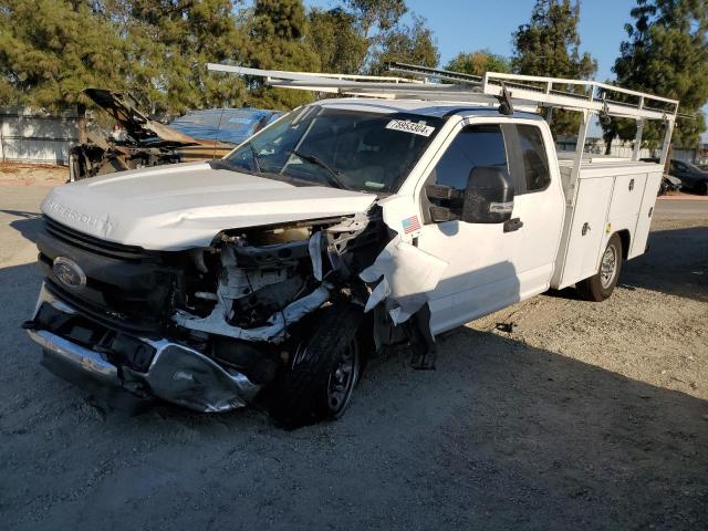 FORD F250 SUPER 2019 white  gas 1FT7X2A67KED28742 photo #1