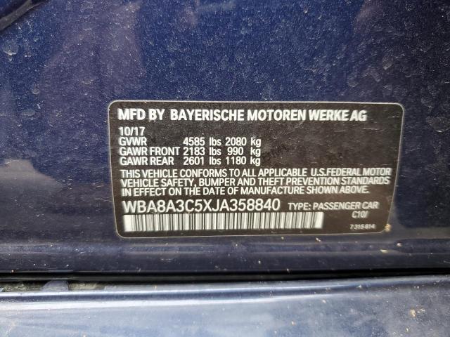 2018 BMW 320 XI - WBA8A3C5XJA358840