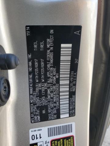 VIN 5TDKK3DC0FS558302 2015 Toyota Sienna, LE no.13