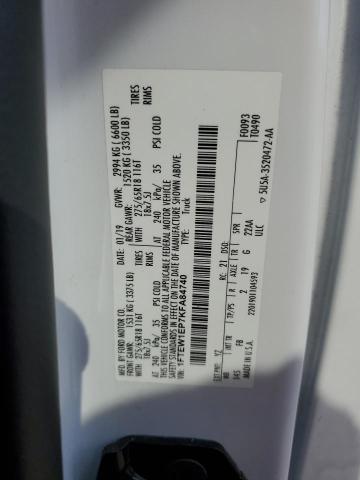 2019 FORD F150 SUPER - 1FTEW1EP7KFA84740
