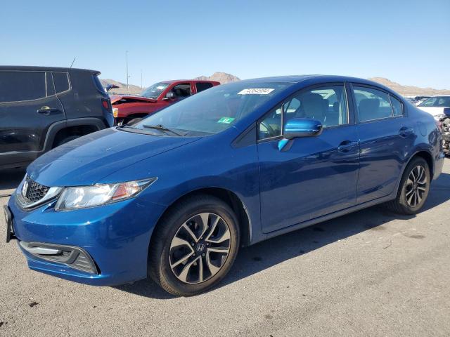 HONDA CIVIC EX 2014 blue sedan 4d gas 2HGFB2F89EH537032 photo #1