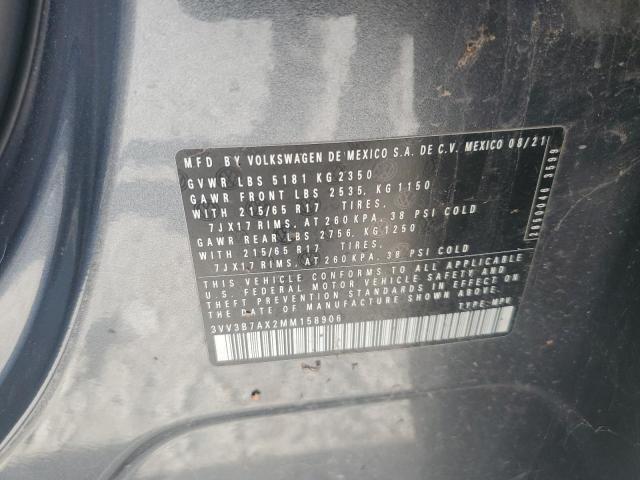 2021 VOLKSWAGEN TIGUAN SE - 3VV3B7AX2MM158906