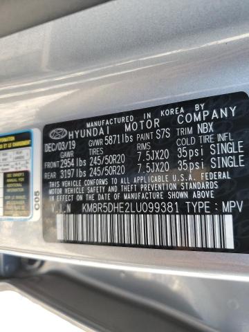 2020 HYUNDAI PALISADE L - KM8R5DHE2LU099381
