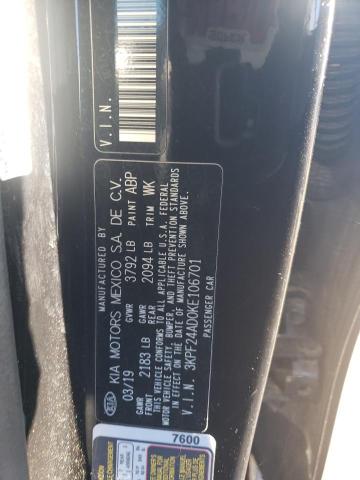 2019 KIA FORTE FE - 3KPF24AD0KE106701