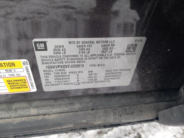 2015 GMC ACADIA SLE - 1GKKVPKDXFJ258813