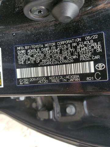 2022 TOYOTA COROLLA SE - JTDS4MCE6NJ098626
