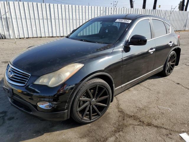 INFINITI EX37 BASE 2013 black station gas JN1BJ0HP0DM430359 photo #1