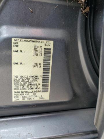 VIN 1N4AL3APXFC123696 2015 Nissan Altima, 2.5 no.13