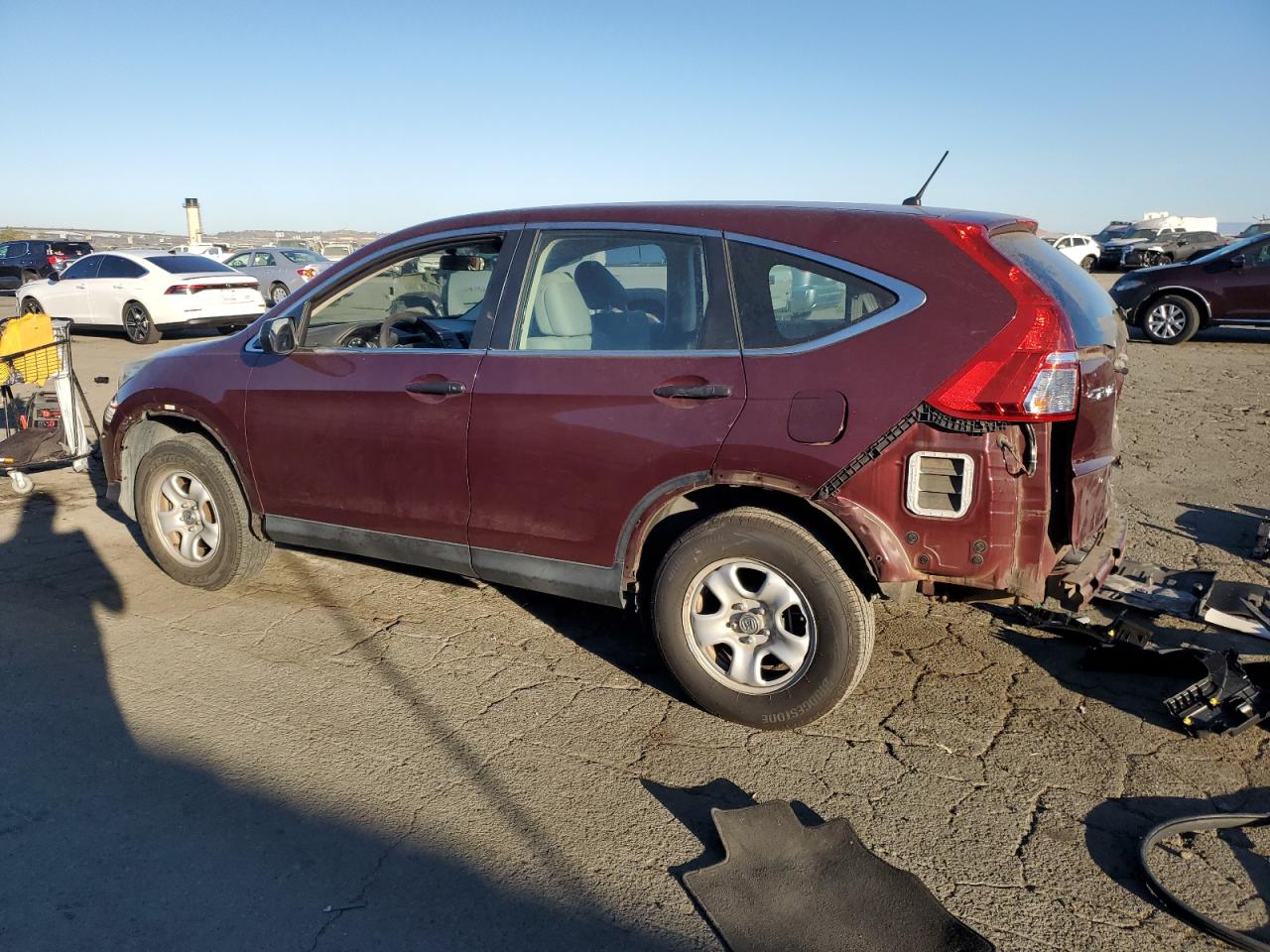 Lot #2976774767 2015 HONDA CR-V LX