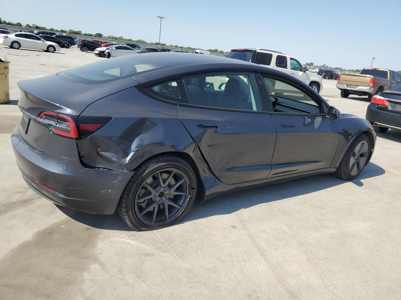 Lot #2953145671 2021 TESLA MODEL 3