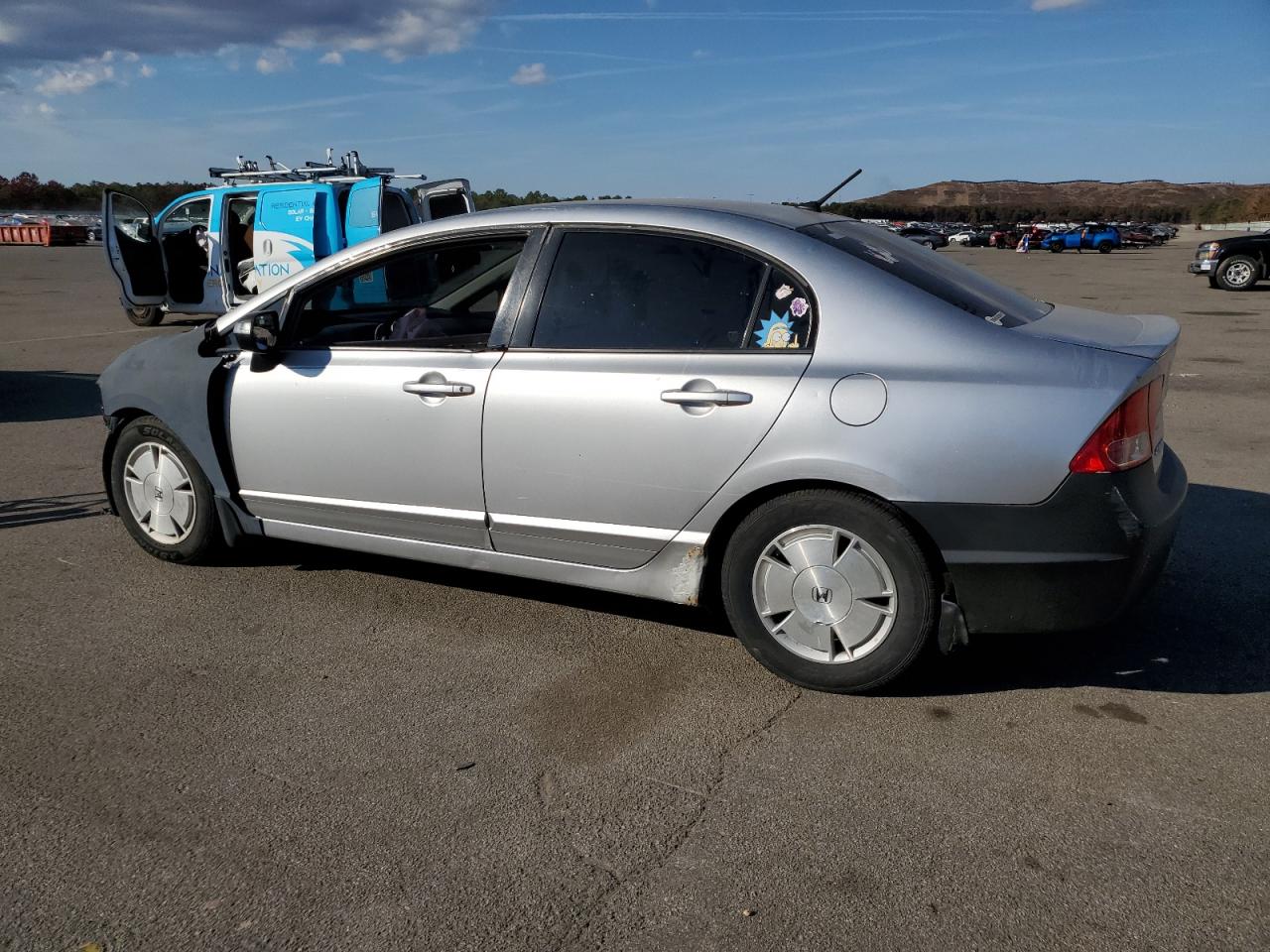 Lot #3030638096 2008 HONDA CIVIC HYBR