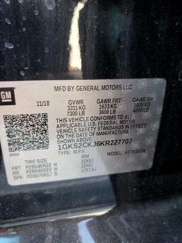 2019 GMC YUKON DENA - 1GKS2CKJ6KR227707