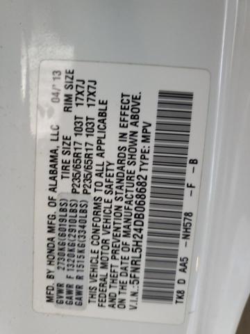 VIN 5FNRL5H24DB068682 2013 Honda Odyssey, LX no.13