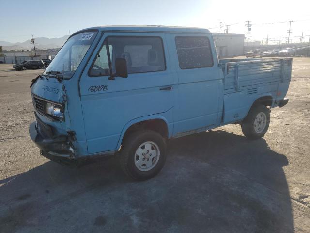 VOLKSWAGEN TRANSPORTE 1990 blue sports v gas WV2YB0258LH052697 photo #1