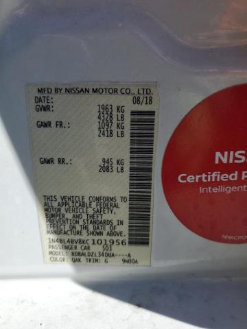 2019 NISSAN ALTIMA S - 1N4BL4BV8KC101956