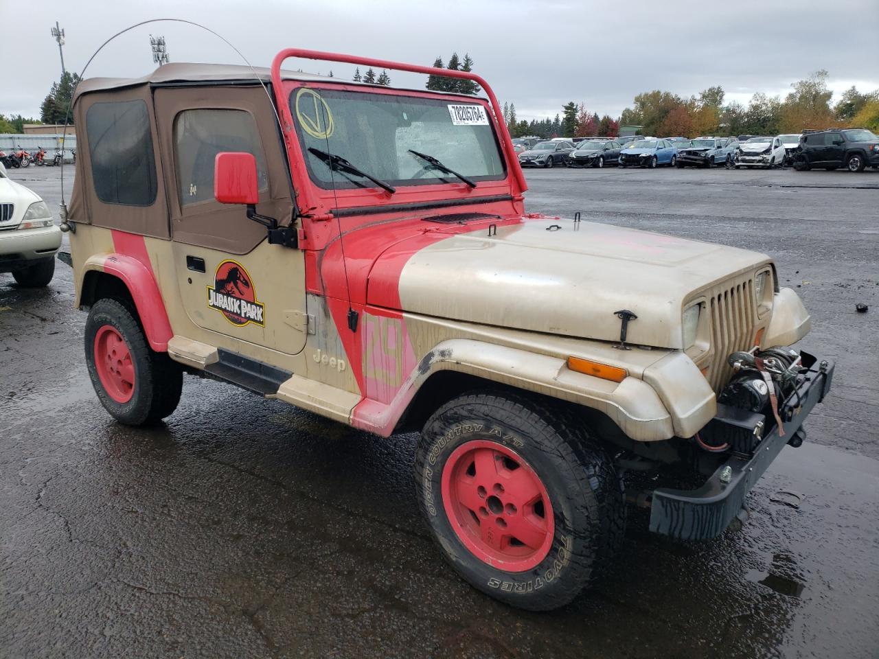 Lot #2960366733 1993 JEEP WRANGLER /