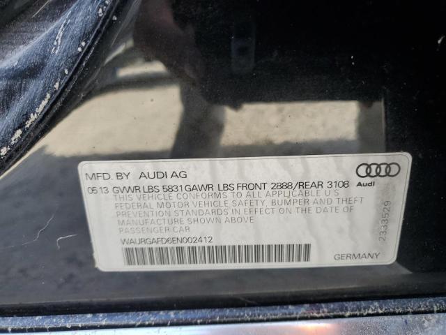 VIN WAURGAFD6EN002412 2014 Audi A8, L Quattro no.13