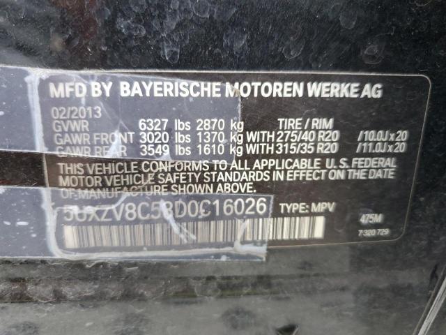 VIN 5UXZV8C53D0C16026 2013 BMW X5, Xdrive50I no.13