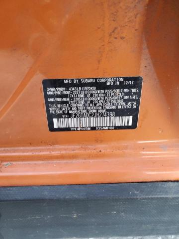2018 SUBARU CROSSTREK - JF2GTADC2JH274398