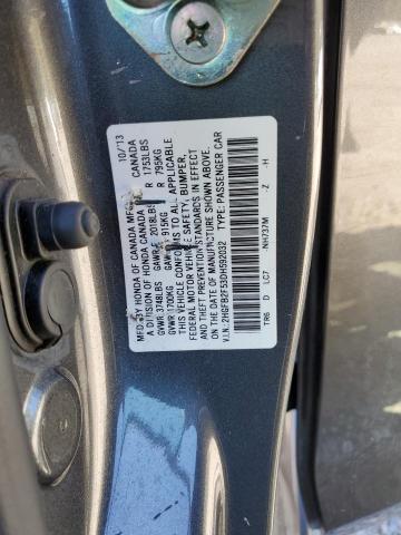 VIN 2HGFB2F53DH592032 2013 Honda Civic, LX no.12