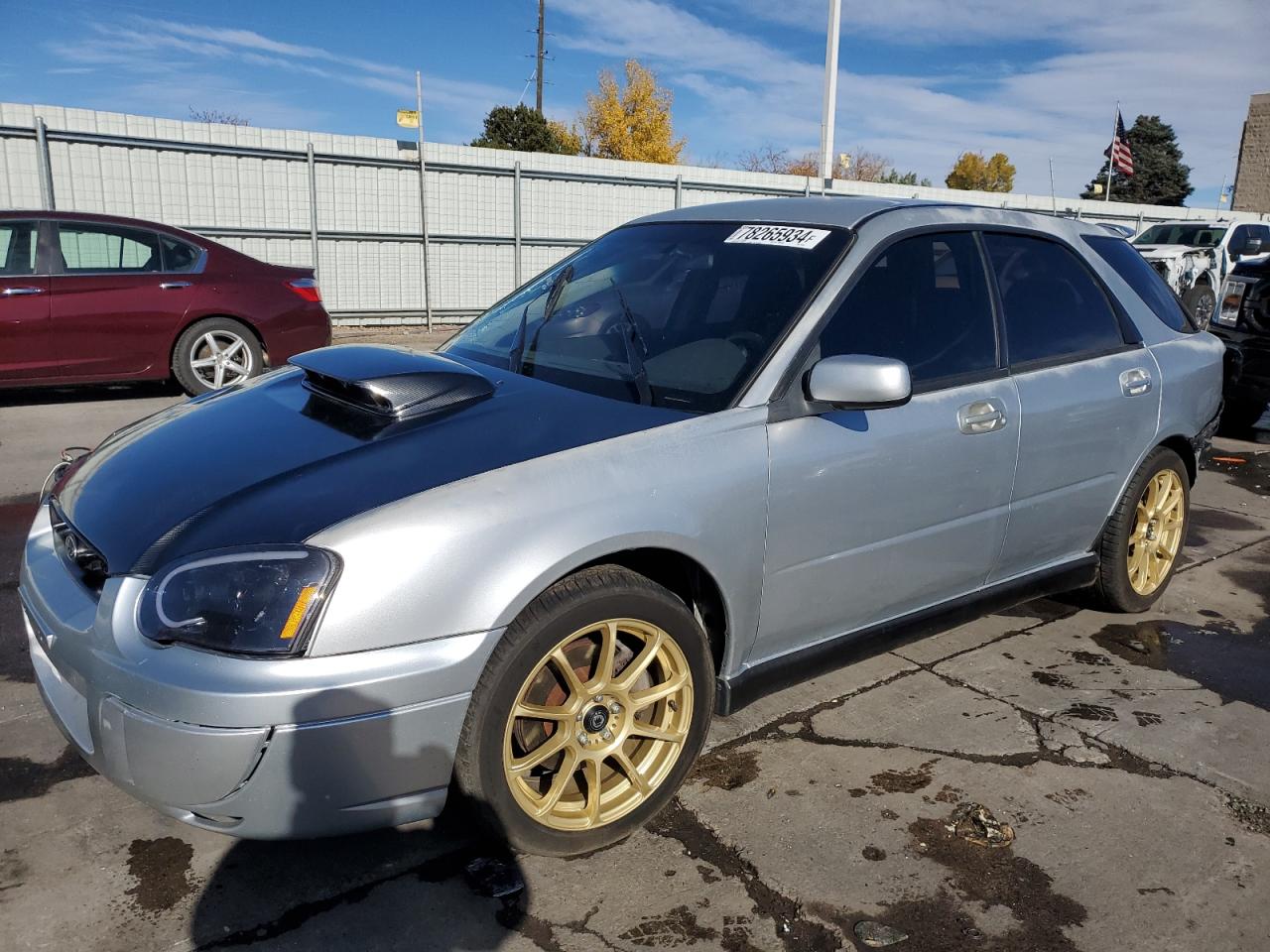 Lot #2955577525 2004 SUBARU IMPREZA WR