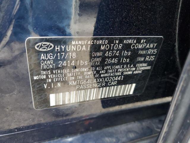 2019 GENESIS G70 ADVANC KMTG64LAXKU020441