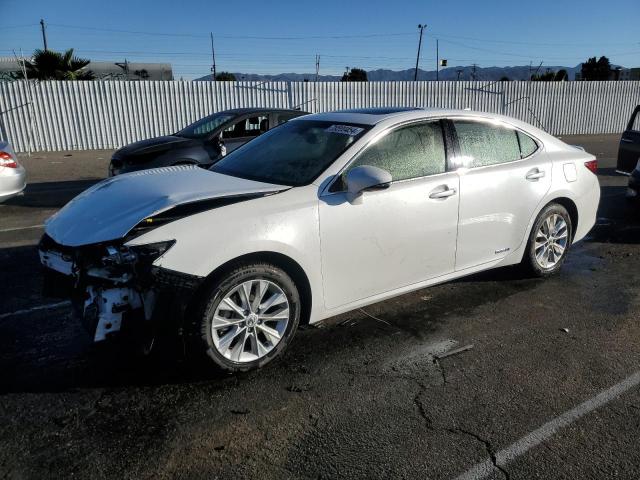 LEXUS ES 300H 2015 white  hybrid engine JTHBW1GG5F2085669 photo #1