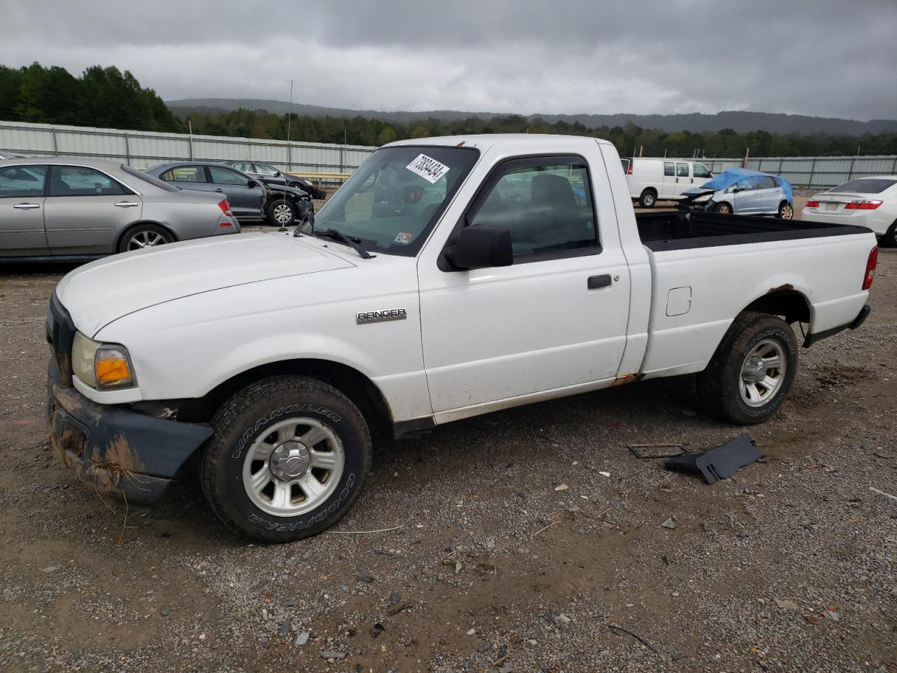 FORD RANGER 2007 white  gas 1FTYR10D97PA05345 photo #1