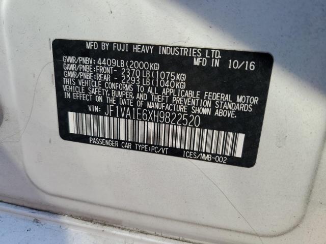 2017 SUBARU WRX PREMIU - JF1VA1E6XH9822520