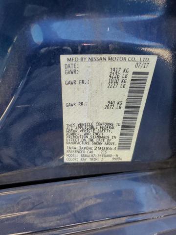 2017 NISSAN ALTIMA 2.5 - 1N4AL3AP0HC290863