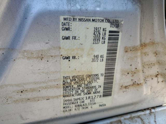 2018 NISSAN ALTIMA 2.5 - 1N4AL3AP6JC181278