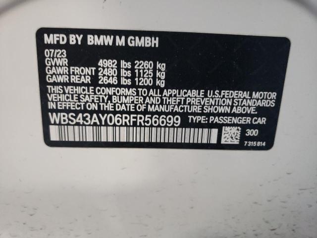 2024 BMW M3 COMPETI - WBS43AY06RFR56699