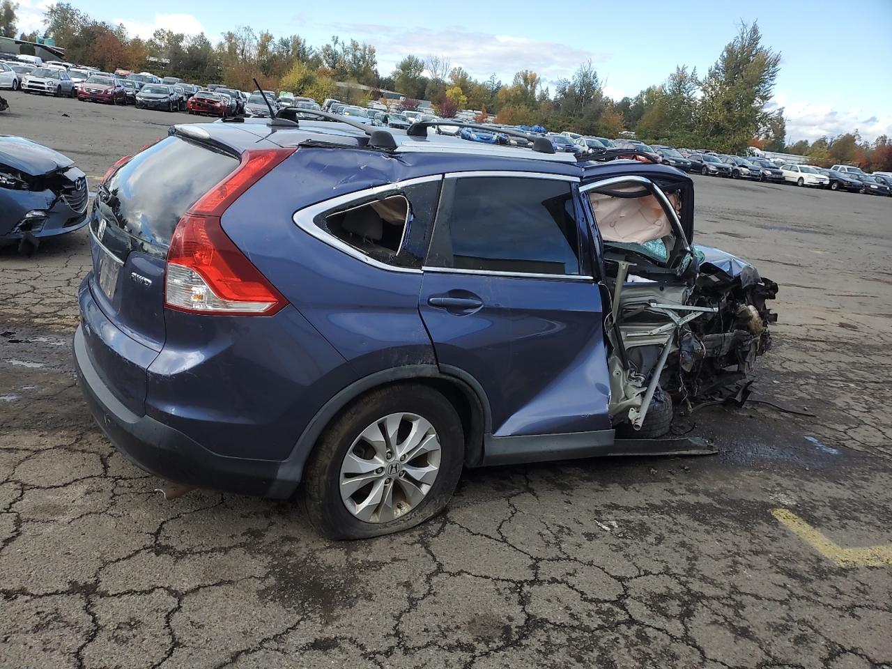 Lot #2953115633 2014 HONDA CR-V EXL