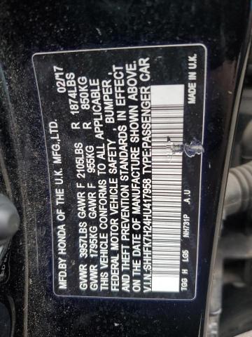2017 HONDA CIVIC LX - SHHFK7H24HU417958