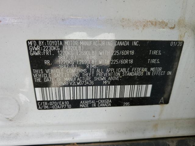 2020 TOYOTA RAV4 LIMIT - 2T3DWRFV2LW073426