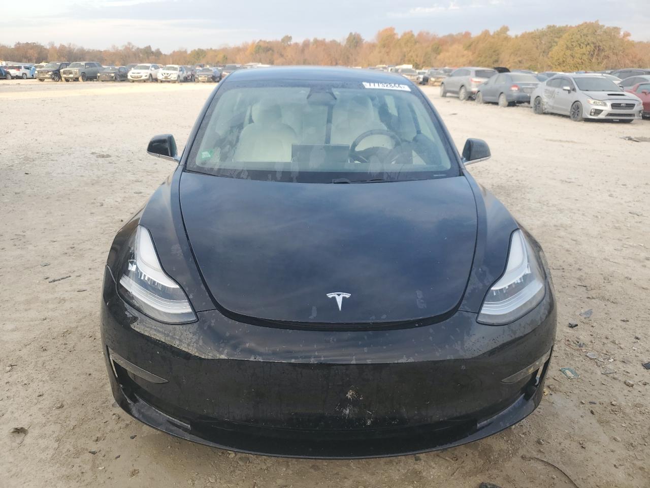 Lot #3033099021 2019 TESLA MODEL 3