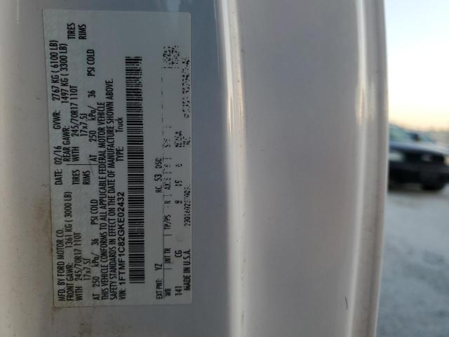 2016 FORD F150 - 1FTMF1C82GKE02432