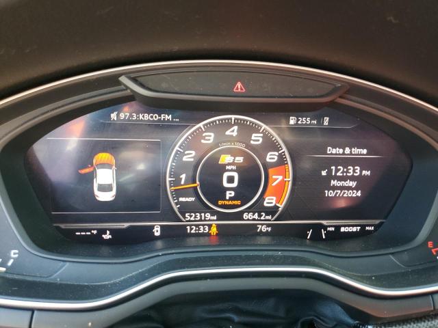 2018 AUDI S5 PRESTIG WAUR4AF51JA038902