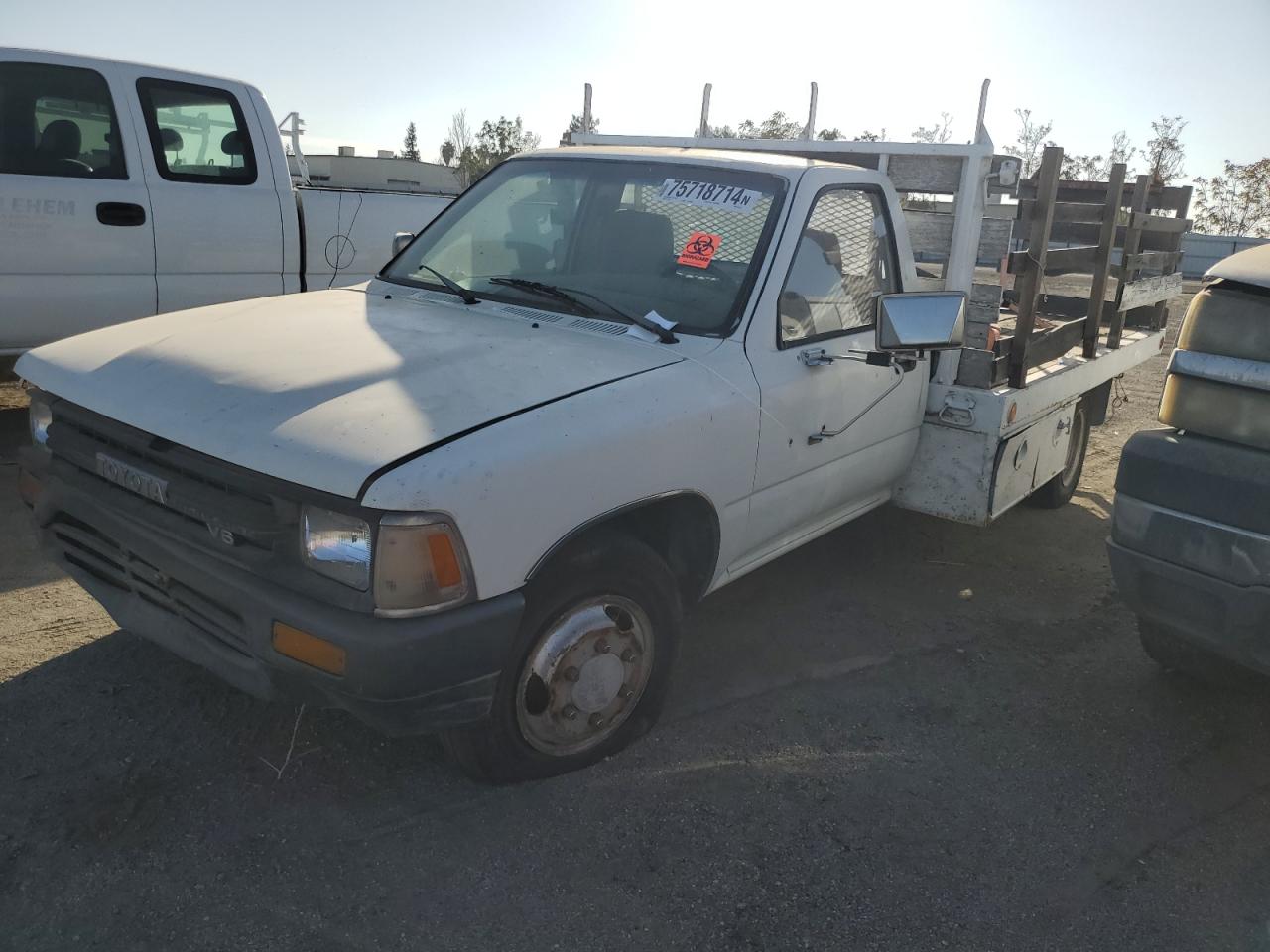 TOYOTA PICKUP CAB 1991 white  gas JT5VN94T5M0023775 photo #1