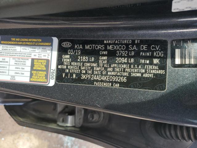 2019 KIA FORTE FE - 3KPF24AD4KE099266
