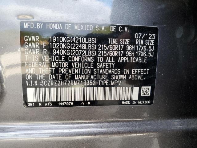 2024 HONDA HR-V EXL - 3CZRZ2H72RM713352