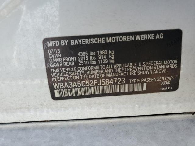 VIN WBA3A5C52EJ584723 2014 BMW 3 Series, 328 I no.13