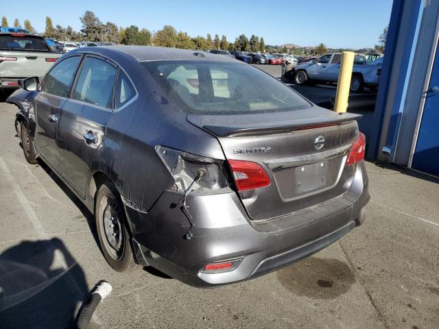 NISSAN SENTRA S 2017 gray  gas 3N1AB7AP0HY203641 photo #3