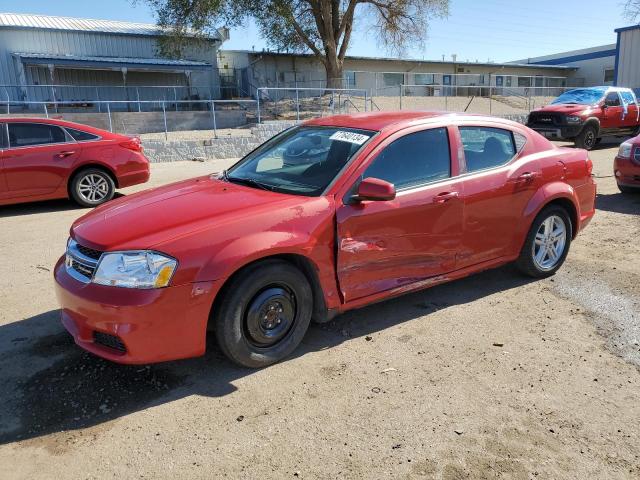 DODGE AVENGER SX 2012 red  gas 1C3CDZCB2CN150674 photo #1