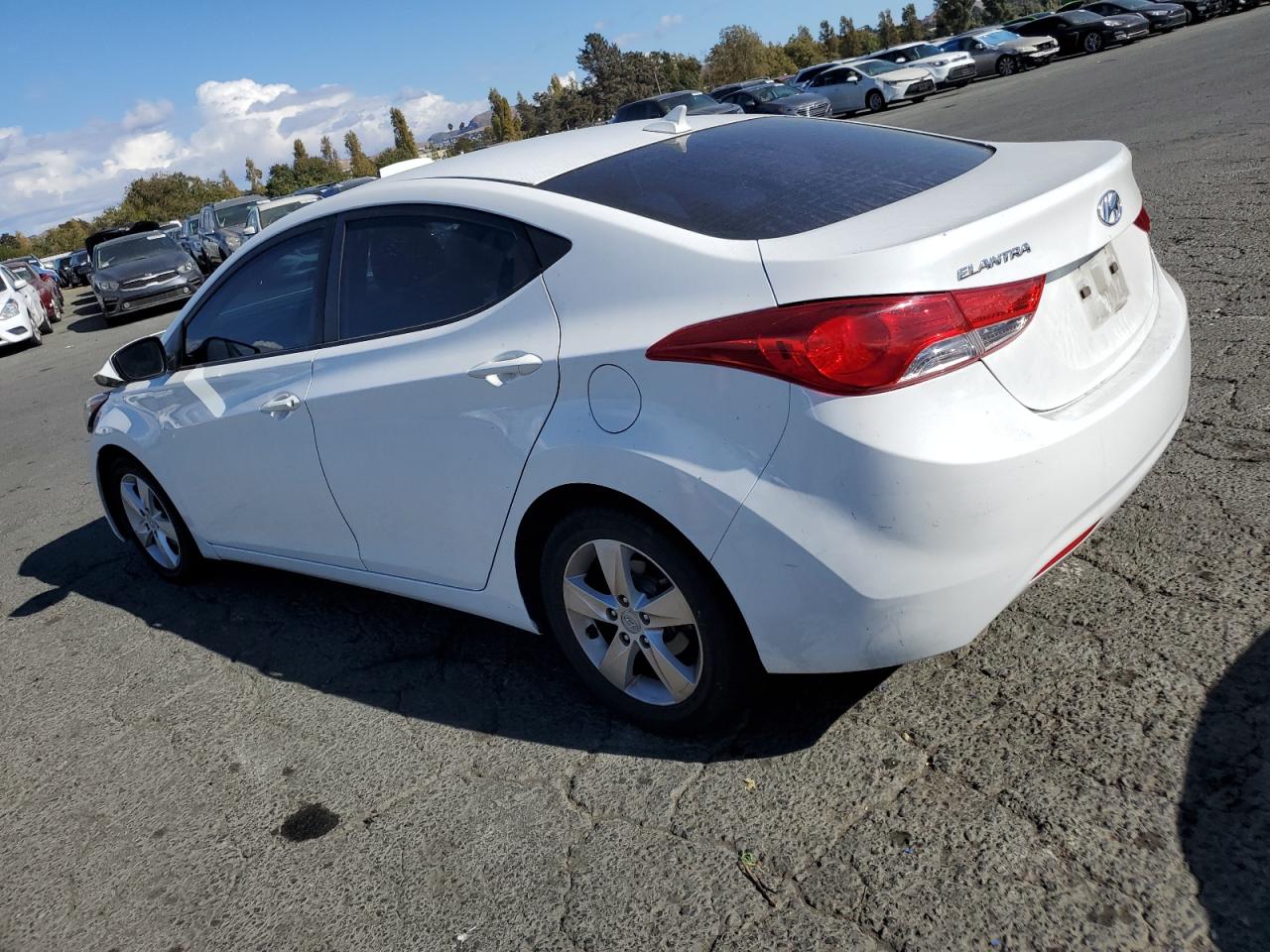 Lot #2989127625 2013 HYUNDAI ELANTRA GL