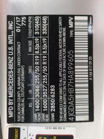 2017 MERCEDES-BENZ GLE 350 4M - 4JGDA5HB7HA899605