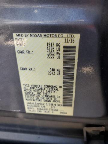 2017 NISSAN ALTIMA 2.5 - 1N4AL3AP0HC158430