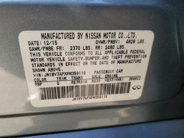 2015 INFINITI Q50 BASE - JN1BV7APXFM359116