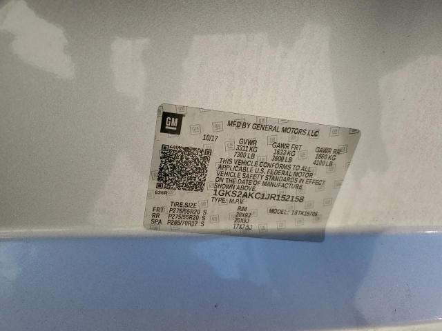 2018 GMC YUKON SLE 1GKS2AKC1JR152158